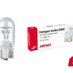 Halogénové žiarovky W5W T10 5W W2.1x9.5d 24V 10ks