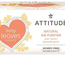 Attitude Prírodný čistiaci osviežovač vzduchu Baby Leaves s vôňou hruškovej šťavy 227 g