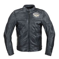 W-TEC Black Heart Wings Leather Jacket čierna - S