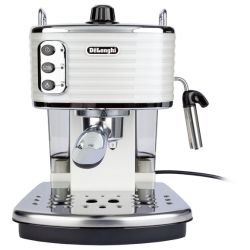 Delonghi Espresso pákový kávovar Scultura SECZ351.BK (biela)