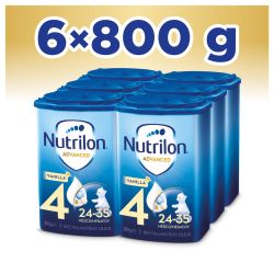 NUTRILON Advanced 4 vanilla 800 g - balenie 6 ks