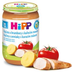 HiPP Príkrm rajčiny, zemiaky a kura 220 g