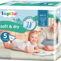 LUPILU® Detské plienky Junior 5, 44 kusov