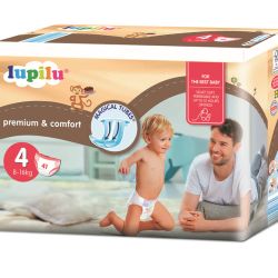 LUPILU® Detské plienky premium Maxi 4, 41 kusov