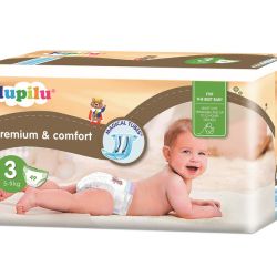 LUPILU® Detské plienky premium Midi 3, 49 kusov