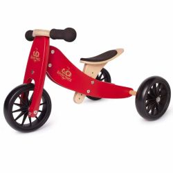 Dadaboom.sk Drevený balančný bicykel Tiny Tot 2v1 červená