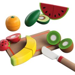 PLAYTIVE® Súprava drevených potravín (ovocie)