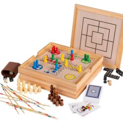 PLAYTIVE® Súprava drevených stolných hier