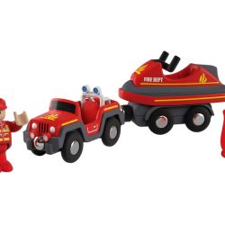 PLAYTIVE® Súprava hračkárskych vozidiel (hasičské vozidlo so skútrom)