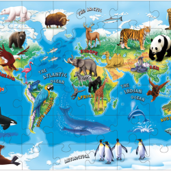 Puzzle na podlahu 'Zvieratá sveta