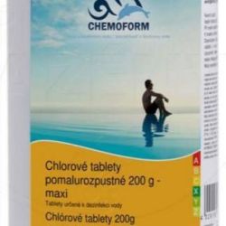 Kinekus Tablety MAXI Chemoform 5601, 200g, chlórové, pomalurozpustné, bal 1kg