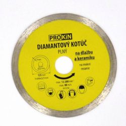 Kinekus Diamantový kotúč PROKIN plný o125x22,23 mm