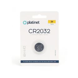 Platinet 1 ks Lítiová gombíková batéria CR2032 BLISTER 3V