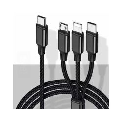 Platinet USB kábel Lightning / MicroUSB / USB