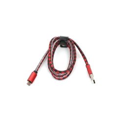 Platinet USB kábel USB A / Micro USB konektor 1m červená