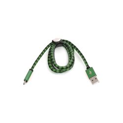 Platinet USB kábel USB A / Micro USB konektor 1m zelená