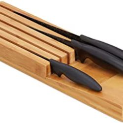 Organizér na nože z bambusu RD8871, 39 cm