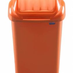 Kinekus Kôš na odpad plastový, 15 l, FALA, oranžový