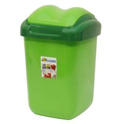 Kinekus Kôš na odpad plastový, 15 l, FALA, zelený