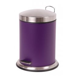 Pedálový odpadkový kôš, Renberg, 5 litrov, fialový