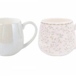 Kinekus Hrnček porcelánový na čaj, kávu, 440 ml, MAGNAT, mix dva vzory