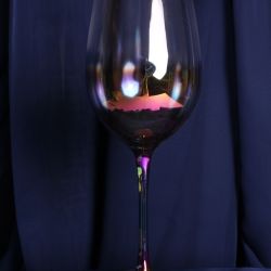 Poháre na červené víno - s dúhovým motívom - set 6ks - 6x600ml (p. 7cm, v. 24,5cm)