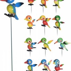 Kinekus Dekorácia zapichovacia vták 59,5CM farebný