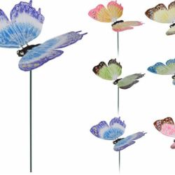 Kinekus Dekorácia zapichovacia, motýľ, 40cm, mix