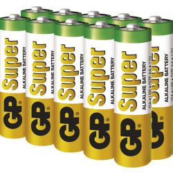 EMOS Alkalická batéria GP Super AA (LR6), 10ks B1320G