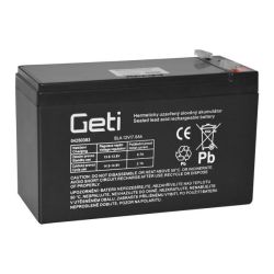 Batérie olovená 12V 7.0Ah Geti (konektor 4,75 mm)