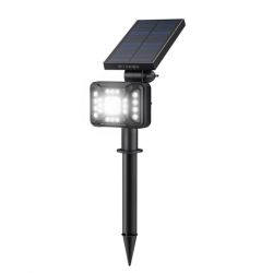 BlitzWolf BW-OLT2 LED solárna lampa so senzorom súmraku, čierna (BW-OLT2)