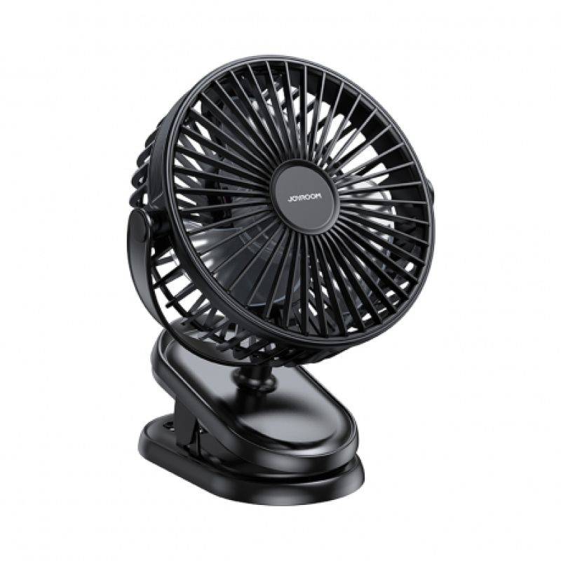 Joyroom Clip Fan stolný ventilátor + diaľkový ovládač, čierny (JR-CY363-RC black)