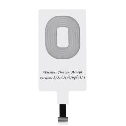 Choetech Wireless Charger Lightning adaptér pre bezdrôtové nabíjanie, biely (WP-IP)