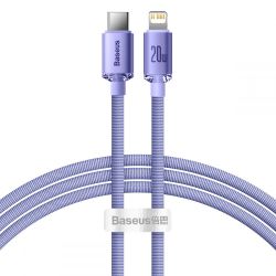 BASEUS CRYSTAL SHINE TYPE-C TO LIGHTNING CABLE PD20W 120CM PURPLE