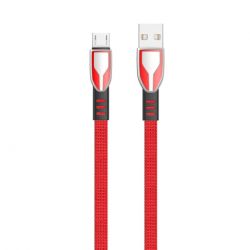 Dudao Zinc Alloy kábel USB / Micro USB 5A 1m, červený (L3PROM red)