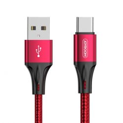 Joyroom Fast Charging kábel USB / USB-C 3A 1.5 m, červený (S-1530N1)