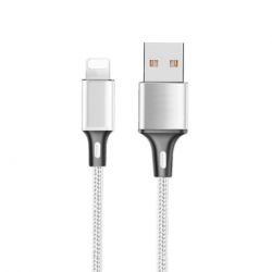 MG kábel USB / Lightning 2.4A 2m, biely (WUC-L2W)