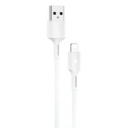 WK Design YouPin kábel USB / Lightning 3A PD 1m, biely (WDC-136i)