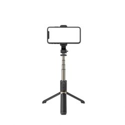 MG Bluetooth Selfie tyč so statívom, čierna (WSSTK-01-BK)