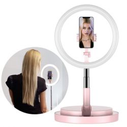 MG Selfie Ring kruhové LED svetlo, ružové