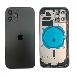 Apple iPhone 12 Pro - Zadný housing (space grey - šedý)