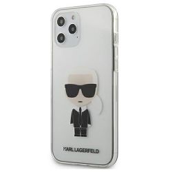 Karl Lagerfeld case for iPhone 12 Pro Max 6,7' KLHCP12LTRIK transparent hard case Iconic