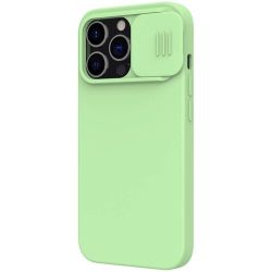 Nillkin CamShield Silky Silikonový Kryt pro iPhone 13 Pro Mint Green
