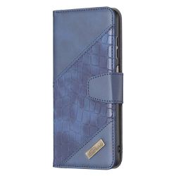 Peňaženkové puzdro Crocodile Texture modré – Samsung Galaxy A13