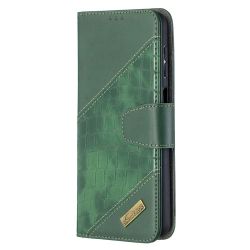 Peňaženkové puzdro Crocodile Texture zelené – Samsung Galaxy A12 / M12