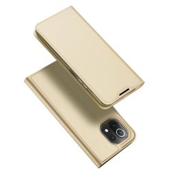 Peňaženkové puzdro Dux Ducis Skin Pro zlaté – Xiaomi Mi 11 Lite