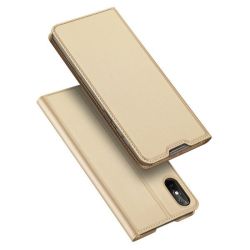 Peňaženkové puzdro Dux Ducis Skin Pro zlaté – Xiaomi Redmi 9A / Redmi 9AT