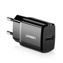Ugreen ED011 USB sieťová nabíjačka 2.1A, čierna (50459)