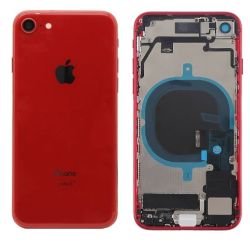 Apple iPhone 8 - Zadný kryt - housing iPhone 8 - červený (PRODUCT)RED™  s malými dielmi
