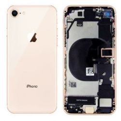 Apple iPhone 8 - Zadný kryt - housing iPhone 8 - zlatý s malými dielmi